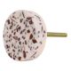 Baby Pink Terrazzo Marble Round Cabinet Knobs